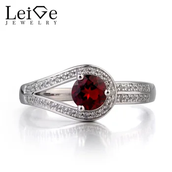 Leige Jewelry Genuine Natural Garnet Ring Promise Ring January Birthstone Round Cut Red Gemstone 925 Sterling Silver Ring Gifts
Leige Jewelry Genuine Natural Garnet Ring Promise Ring January Birthstone Round Cut Red Gemstone 925 Sterling Silver Ring Gifts