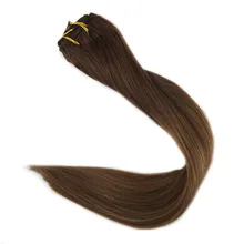 Full Shine Full Head Remy Clip in font b Extensions b font font b Human b
