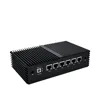 QOTOM Kaby Lake CPU Fanless Mini PC Q525G6 Q535G6 3965U/Core i3-7100U 6 Gigabit NIC Router AES-NI PF Ubuntu CentOS 5