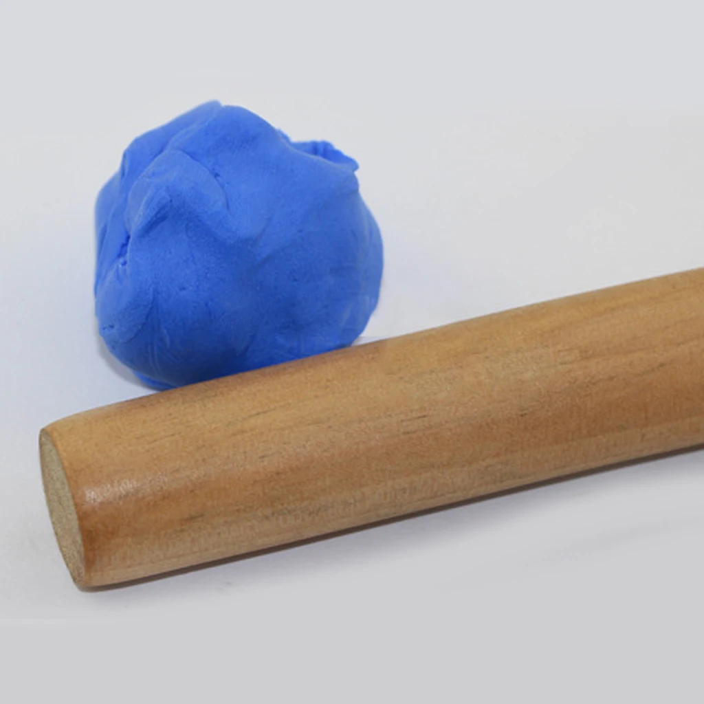 Wooden Rolling Pin Wood Roller Stick For Ceramics Pottery Clay Tools 