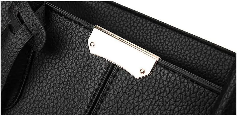 Senhoras Lether Bolsa de Ombro Ocasional Grande