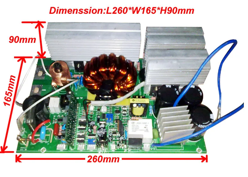 TIG 140 IGBT PCB одноплатный IGBT инвертор сварочный аппарат AC220V инвертор карты сварочный pcb 3 в 1