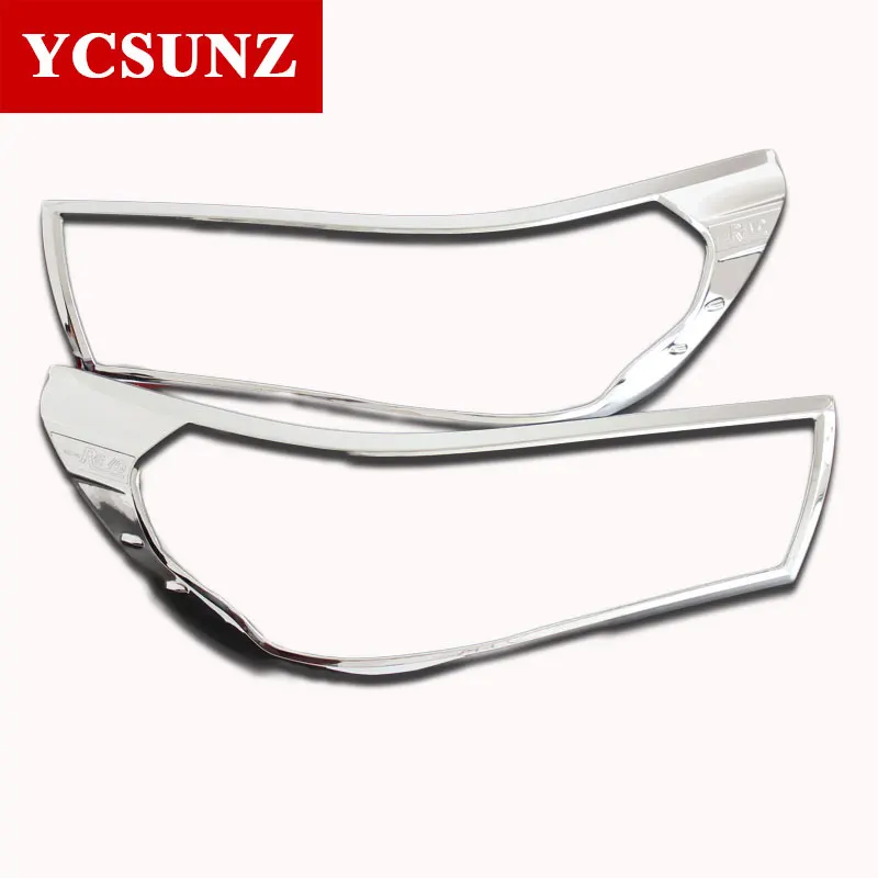chrome Передняя накладка фары для Toyota Hilux Revo Rocco черный цвет - Color: chrome