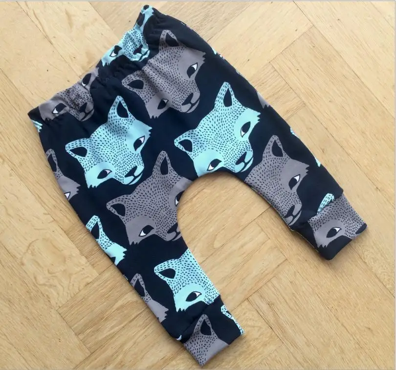 Hot Baby Girls Boys Fox Pants Clothes Cotton Spring Kids Haren Trousers