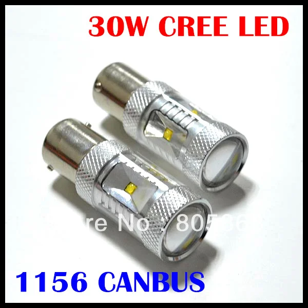 2 шт./лот Canbus безотказные Cree чипы Светодиодные 30 Вт 1156 led canbus ba15s led 12 В светодиодные фонари резервного копирования