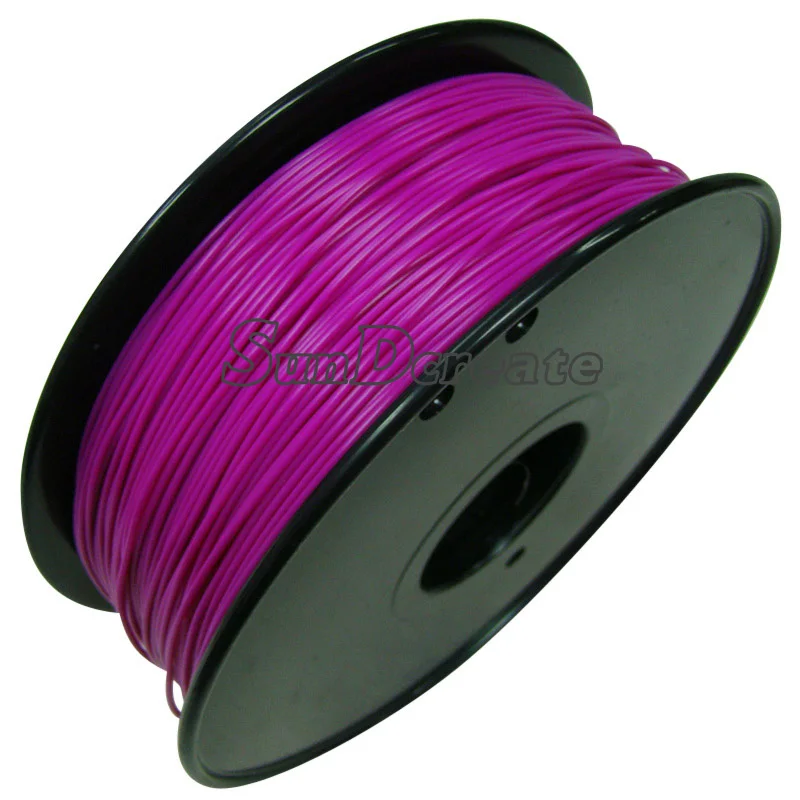 SunDcreate ABS/PLA материал 1,75 мм 3d печать нити 1 кг пластиковые резиновые расходные материалы материал для 3d печати er нити - Цвет: PLA Purple