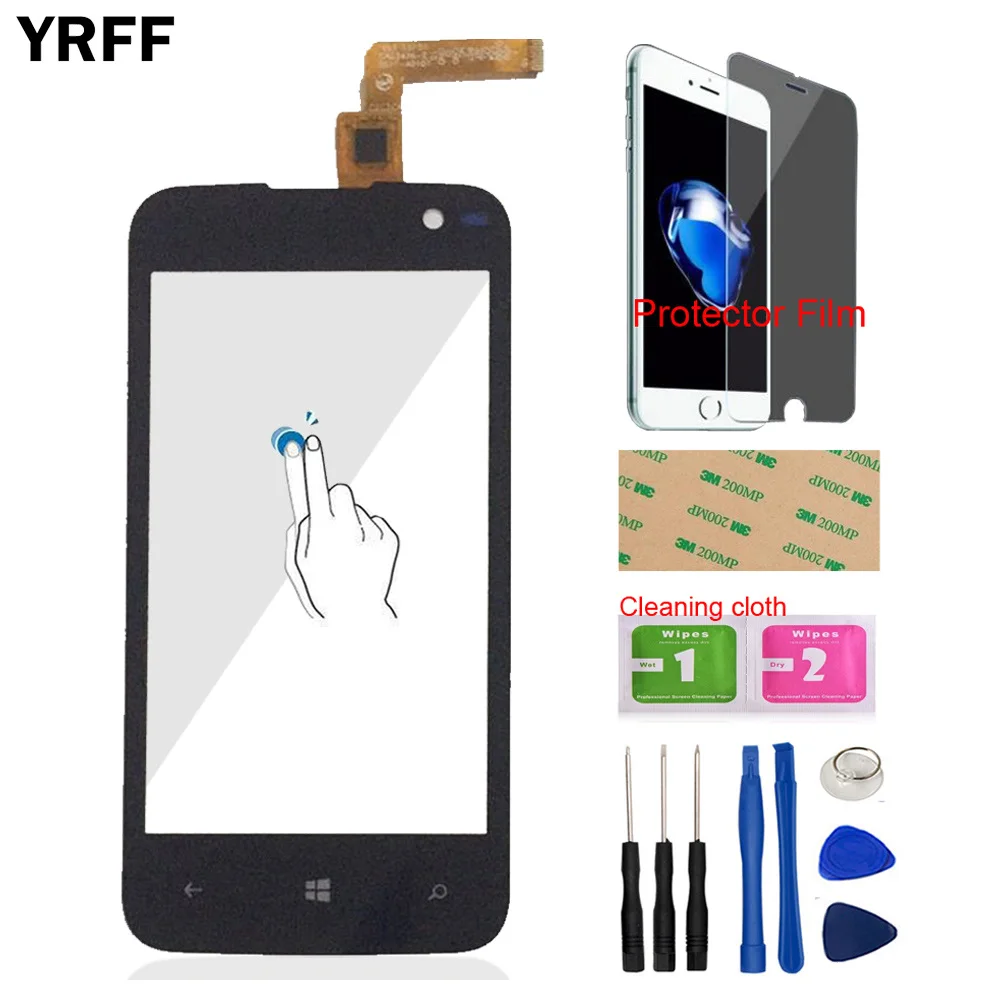 

4.0'' Mobile Front Touch Glass Screen Digitizer Panel For Highscreen Winwin Win Win lens Sensor Tools Protector Film Adhesive