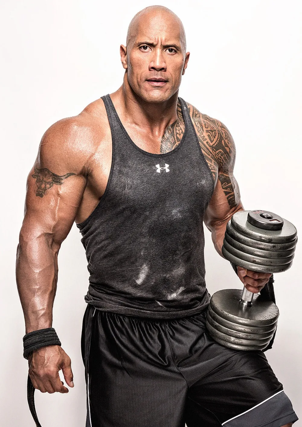 

The Rock Dwayne Johnson Muscle Bodybuildin Silk Poster Print Fitness Inspirational Picture for Room Wall Decor