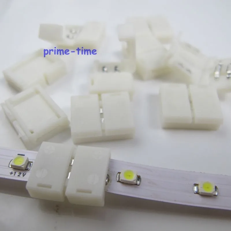 20 шт 8 мм 2 PIN FPC печатной платы полосы для прокладки пайки легко разъем адаптер для 3528 3014 2835 одноцветный светодиодный светильник