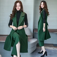 Зимняя Модная элегантная простая модная Милая куртка свитер из трех предметов Подарочный ремень