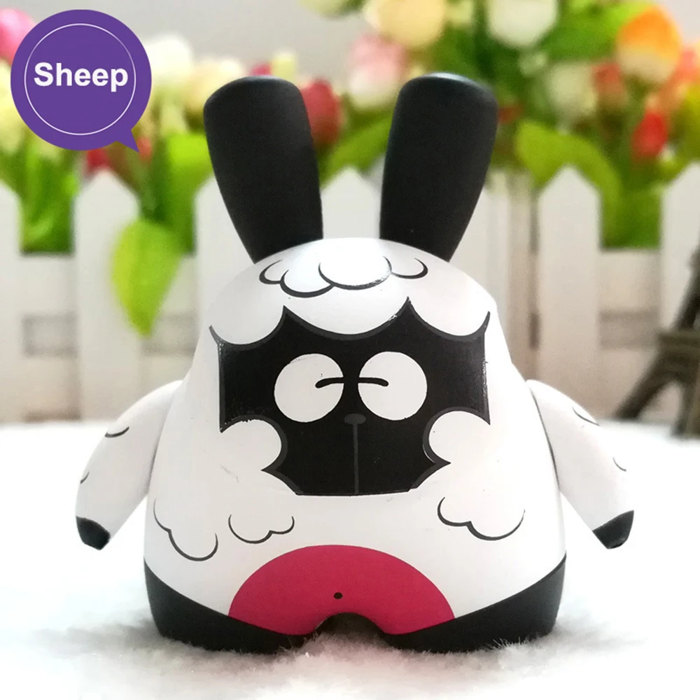 Domba Harimau Piggy Dekorasi Dashboard Mobil Ornamen Monyet Kartun