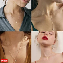 17 KM Bohemian Pérola de Água Doce Colar de 2019 Para As Mulheres Y Ouro Sliver Moda Multi camadas Colares & Pingentes Boho Pérola jóias(China)