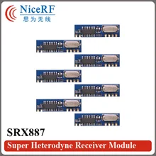 10 шт./лот SRX887 433 МГц ASK модуляция RF приемник