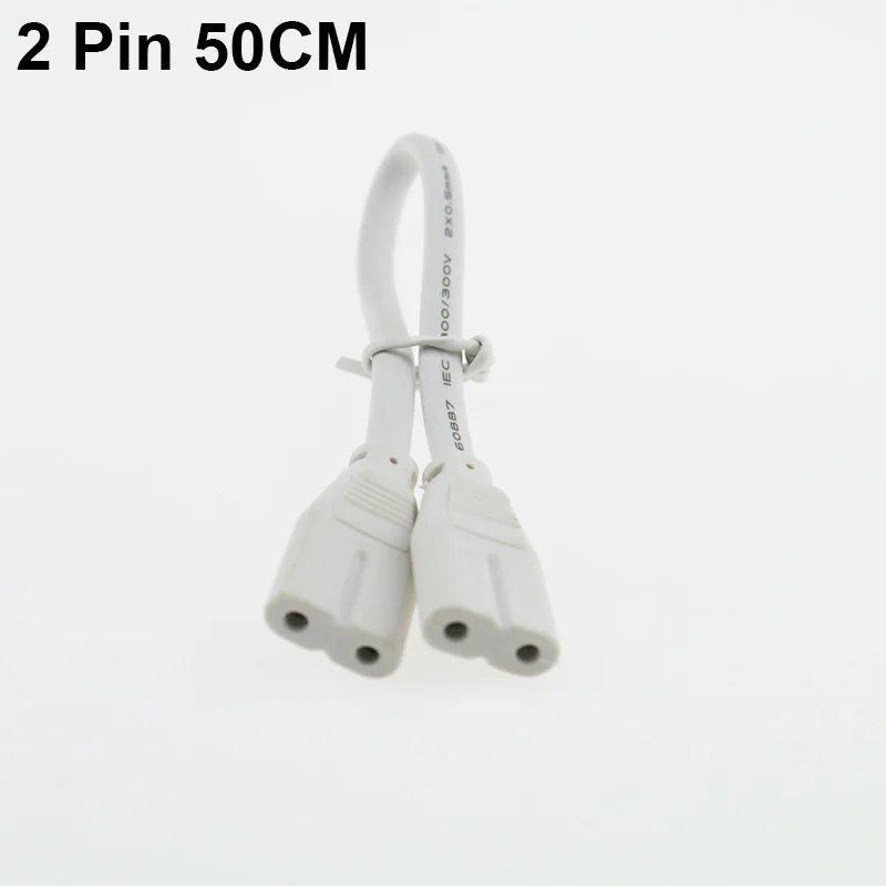 BEYLSION T4 T5 T8 electrical wire connector 20cm 2pin power cord extension cable Two-phase wire For Integrated Led tube lamp (6)