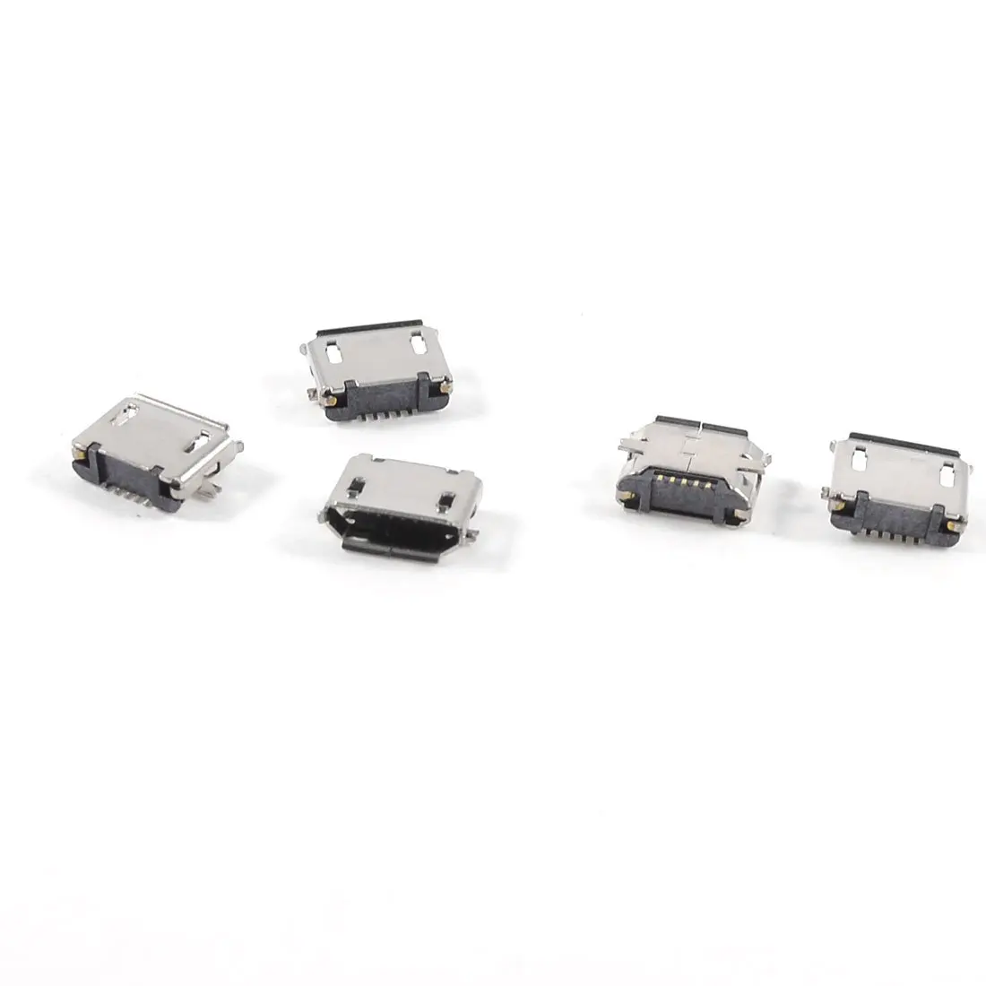 

5pcs USB Micro Type-B 5pin Female Jack Connector SMT Socket Surface Mount