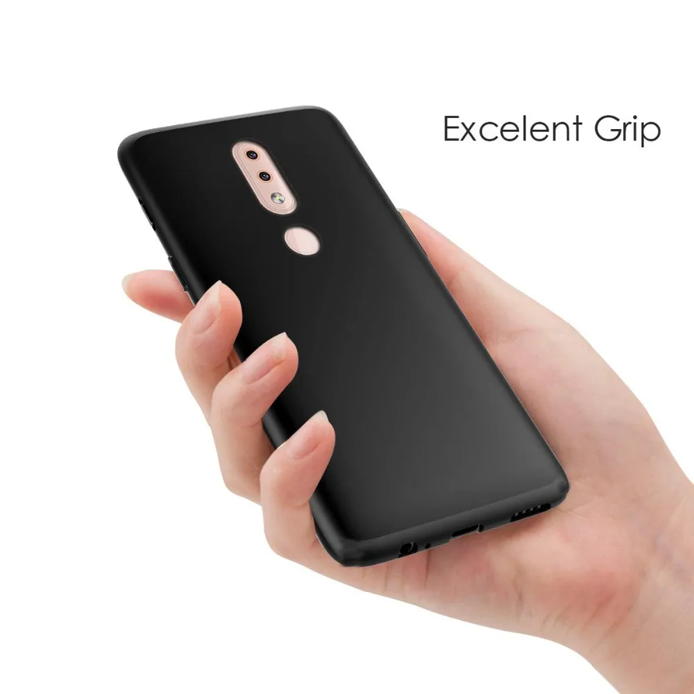 Для Nokia 4 2 чехол ультра тонкий черный мягкий ТПУ матовый для TA 1157 1150 1133 1149 1152