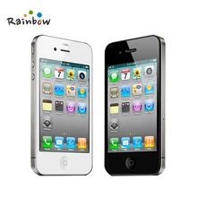 Unlocked Originele Apple iPhone 4 Mobiele Telefoons 8/16/32/GB ROM 5MP Camera IOS Gratis Verzending