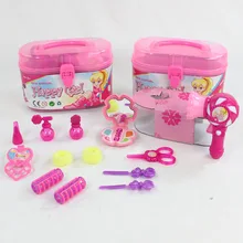 Девушка ювелирные изделия игровой дом макияж игрушки Дети моделирование игрушечный Салон красоты Набор чемодан коробка