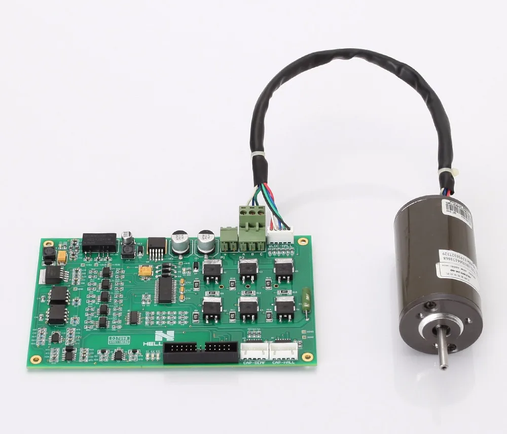 Three phase brushless DC motor drive board HDSP BLDCM with position or