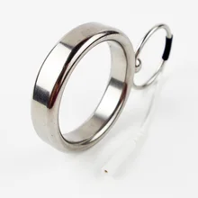Uni-Polar Electrosex Cock Ring Stainless Steel E-stim Pleasure Electrosex DIY Sex Toys