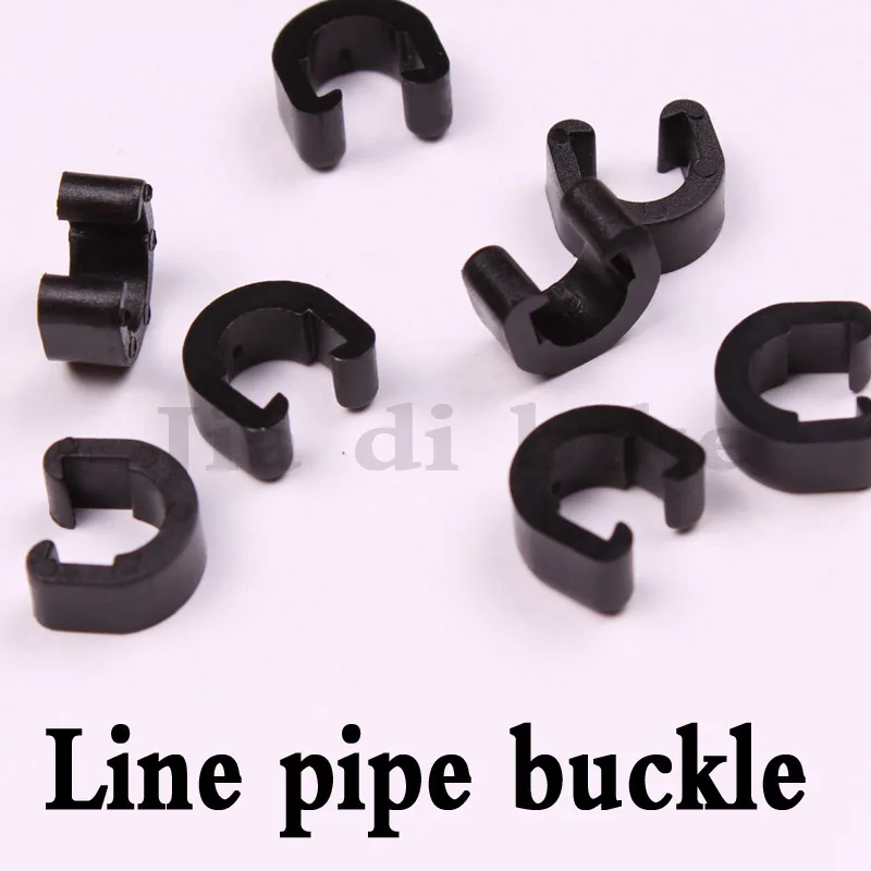 

MUQZI 10 Pcs Bicycle Line Pipe Buckle Type C Line Pipe Buckle Brake Line Pipe Shifting Lever MTB Road Bike Line Pipe Buckle