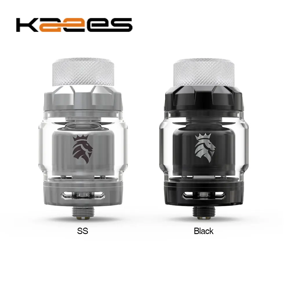 

New Original KAEES Stacked RTA 3ml/5ml w/ 810 Acrylic Drip Tip & Threaded Top Fill System 24mm Atomizer Vs KAEES Solomon 2 RTA