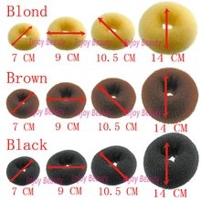 1pc Free Shipping Manufacture 3 Color Fashion Beauty Donut Hair Styling Maker Hair Roller Dropshipping Hair