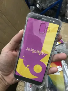 

50pcs/lot For Samsung A7 2018 Anti-shockproof Soft TPU Clear Transparent Back Case Cover For Samsung J4 J6 Plus J4+ J6+ 2018