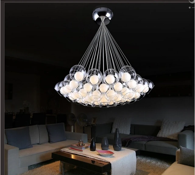 Lampadario In Vetro moderno per Sala da pranzo Personalizzato ... Lampadario In Vetro moderno per Sala da pranzo Personalizzato ...