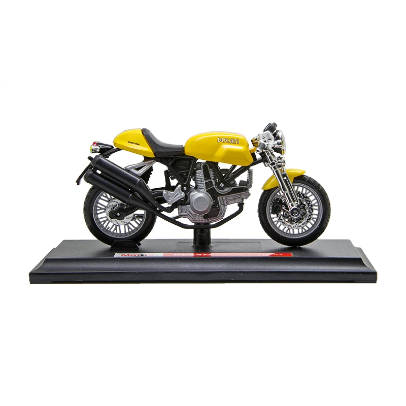 Модели мотоциклов Maisto 1:18 Ducati SPORT 1000 Литые пластиковые миниатюрные Гоночные