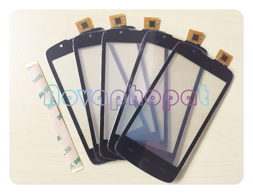 Novaphopat черный сенсор для Fly IQ4490 сенсорный экран дигитайзер замена экрана+ отслеживание
