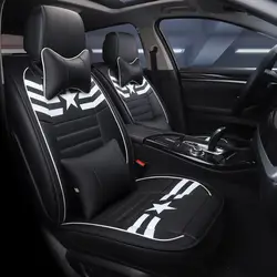 Сиденья автомобиля чехлы на сиденье автомобильное кожаный чехол для форд мондео mk3 mk4 mondeo Mustang ranger s max transit