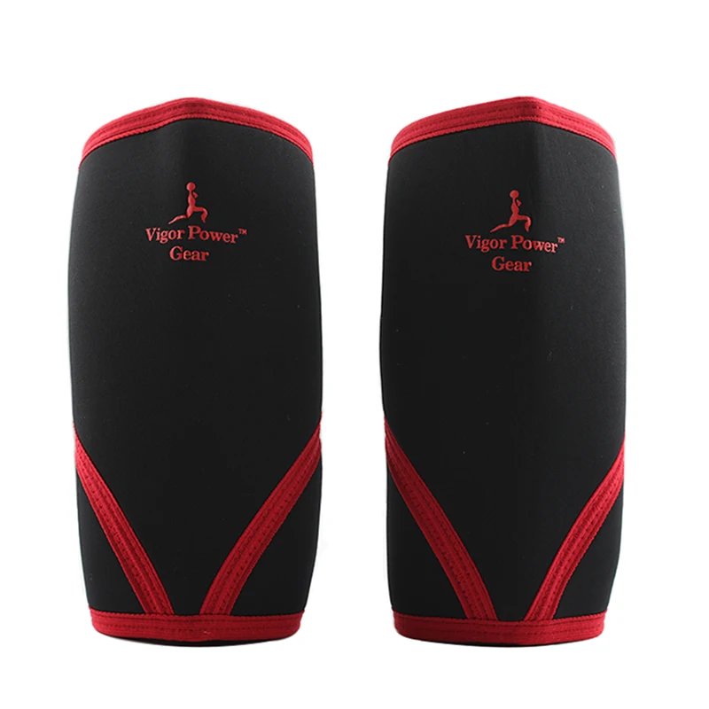 Неопреновый наколенник Vigor Power Gear 7 мм поддерживает поднятие тяжестей муфты для