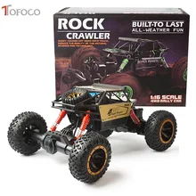 TOFOCO сплав высокого Скорость четыре колеса Rc автомобиль восхождение Байк Багги Радио пульт дистанционного Управление гоночный автомобиль модель игрушки для детей