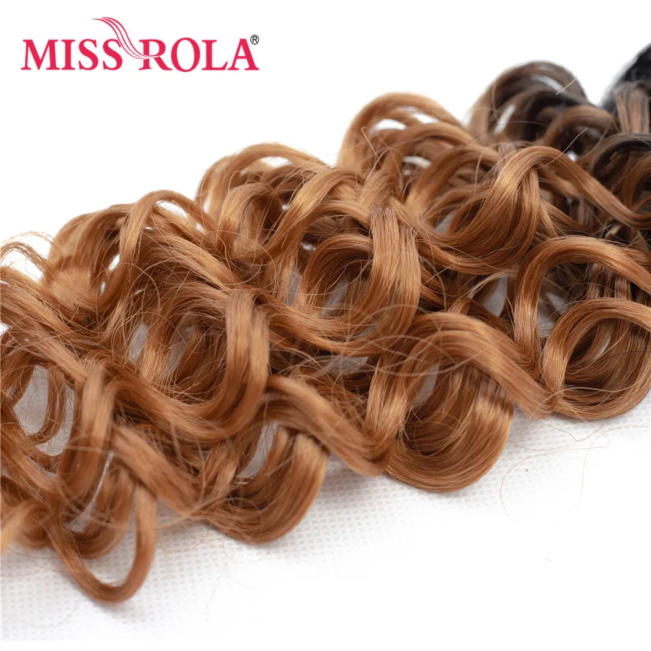 Sintético Extensões de Cabelo Encaracolado Ombre Colorido