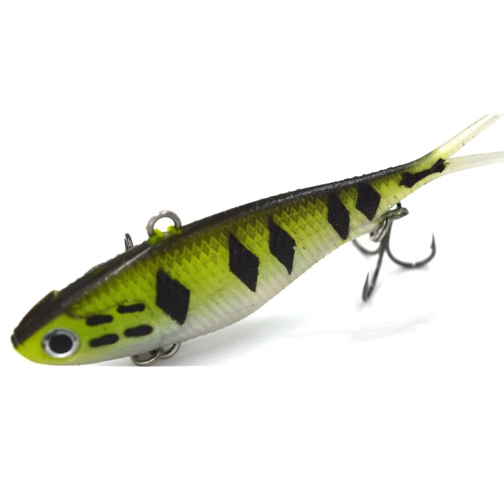 Hot Soft plastic fishing lures Rubber soft bait 10 pcs 95mm 20g Bulk