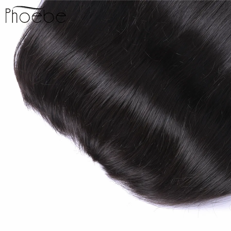 Phoebe волосы перуанские прямые волосы пряди натурального цвета человеческие волосы для наращивания 8-26 дюймов не Реми Волосы Ткачество 1 шт