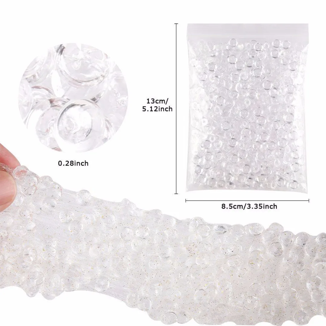 DIY 3 Pack Fishbowl Beads Vase Filler Beads Slime Beads Craft Decoration