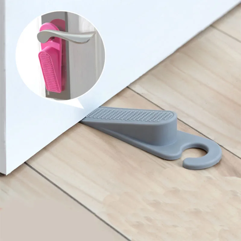 

Convenient Design Door Stop Stopper Guard Baby Safety Self-contained Hook Easy to place Non-Slip TRP Buffers for Home