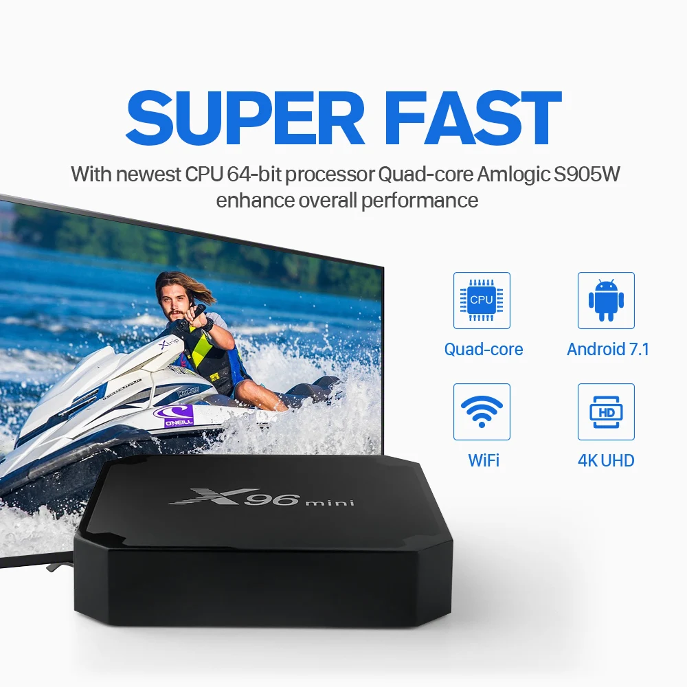 X96 mini France IPTV Box Full Hd French IPTV Android 7.1 Smart Tv Box IPTV Portugal Arabic Italy Belgium Turkey IP TV X96mini