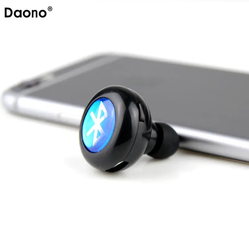 Мини Bluetooth гарнитура Daono беспроводные наушники спортивные для вождения музыки
