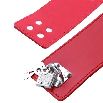 Hismith Adult games Bondage Erotic Toys Handcuffs Ankle cuffs Stainless Steel Spreader Bar sex Slave Restraint Sex toys 4