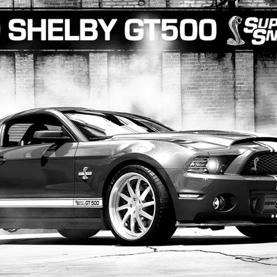 Ford Shelby Gt500 Supersnake Laminated Poster (24 x 36)