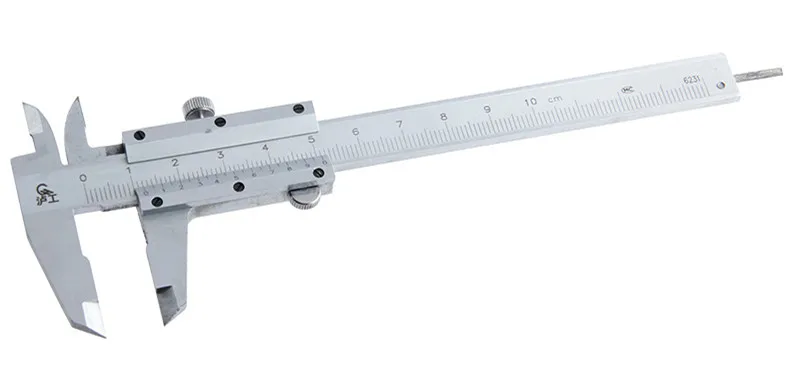 Штангенциркуль 0-100 мм Мини Металлические Штангенциркули портативные карманные линейки Paquimetro измерительные инструменты