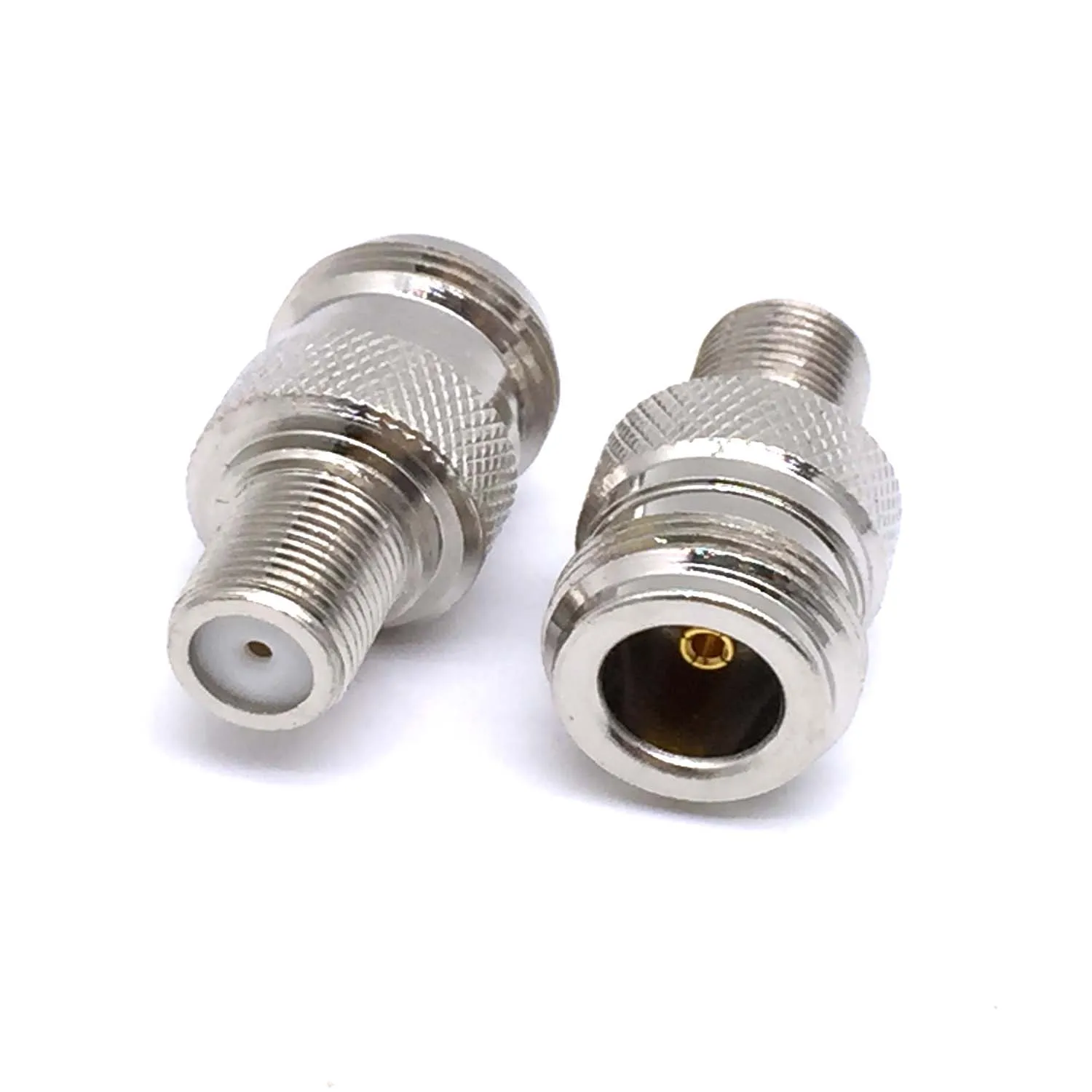 4 X 2PCS Коннектор JX 2pcs RF адаптер N штекер штырь к F гнездовой разъем адаптер коаксиальный кабель адаптер - Цвет: 4 X 2PCS