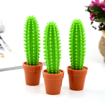 

1Pcs Novelty Cartoon Potted Plant Cactus Ballpoint Pen Student Teacher Writing Ball Point Pen Stationery Office&School Supplies