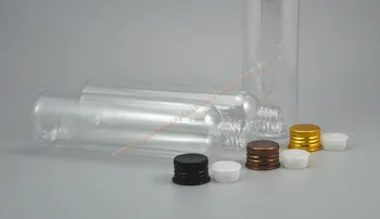 

250ml clear PET bottle with many colors aluminum lid(screw thread).essential oil/liquid/moisturizer/facial water container