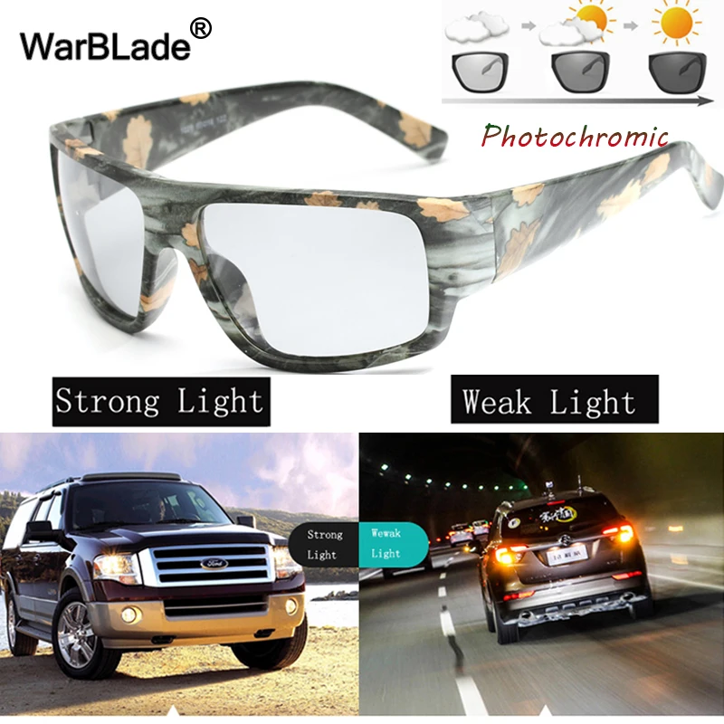 Солнцезащитные очки WarBLade мужские фотохромные поляризационные хамелеоновые