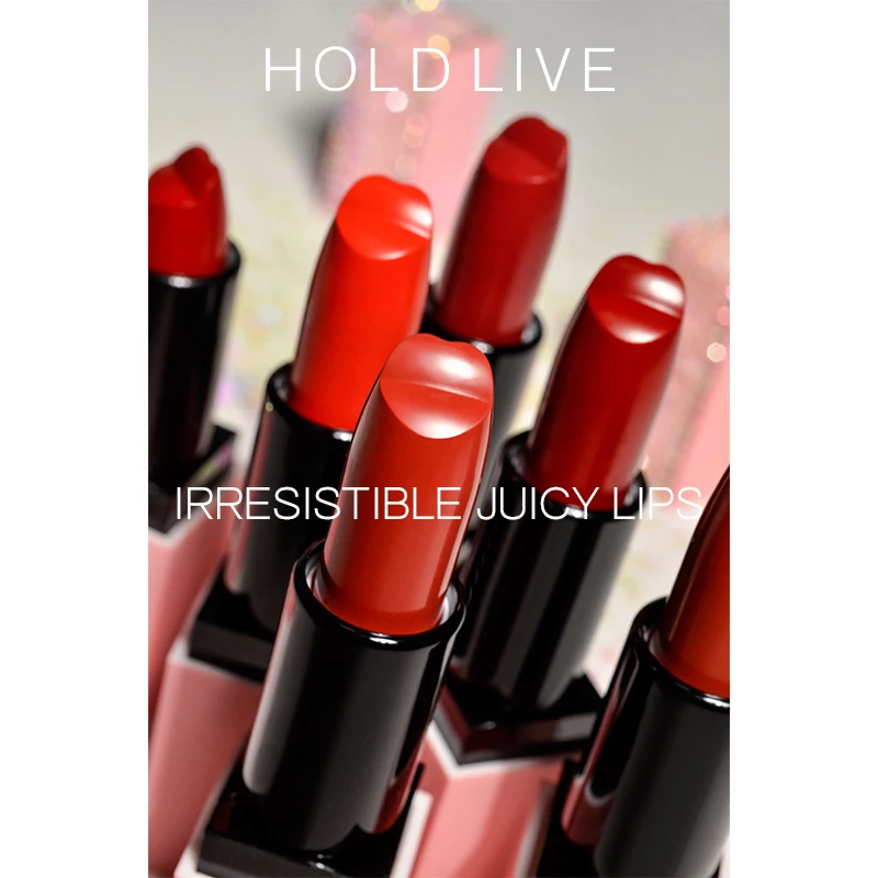 

HOLD LIVE Flower Drill Girl Lipstick Brown Orange Rotten Tomato Berry Color Spring And Summer Models