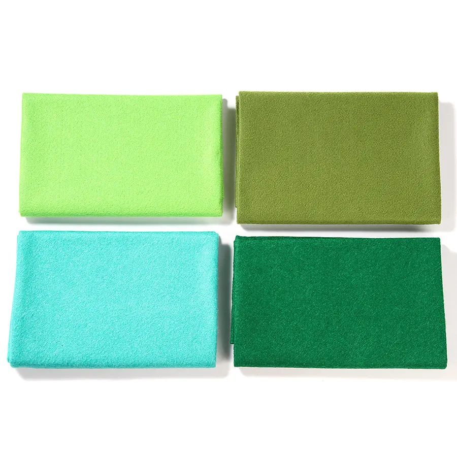 90X92 см зеленая серия DIY мягкая Нетканая фетровая ткань толщиной 1,4 мм для домашнего декора рукоделие ручной работы швейные изделия